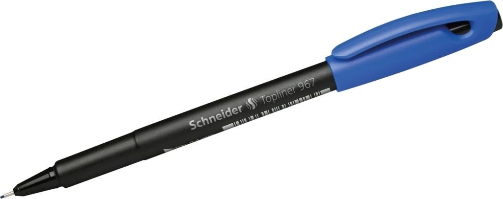 Schneider Schreibgeräte 10 Schneider Topliner 967 Fineliner blau 0.4 mm