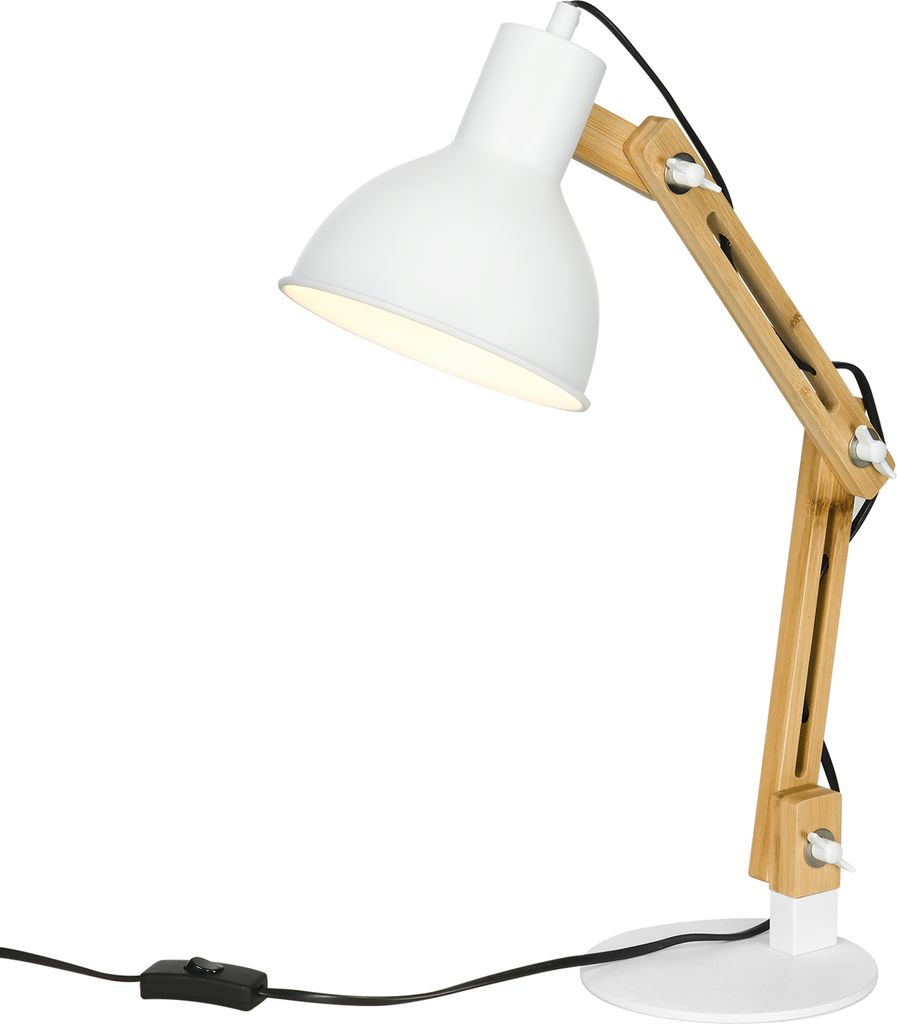 HOMCOM Lampa biurkowa 40W do czytania, regulowana lampa Zdjęcie produktu 1