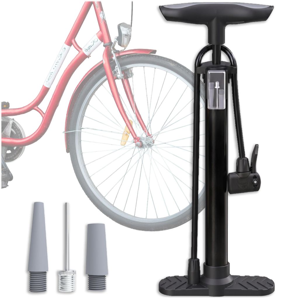 Bomba de bicicleta KRUMAD, bomba para todos los tipos de Imagen del producto  Imagen generada por IA