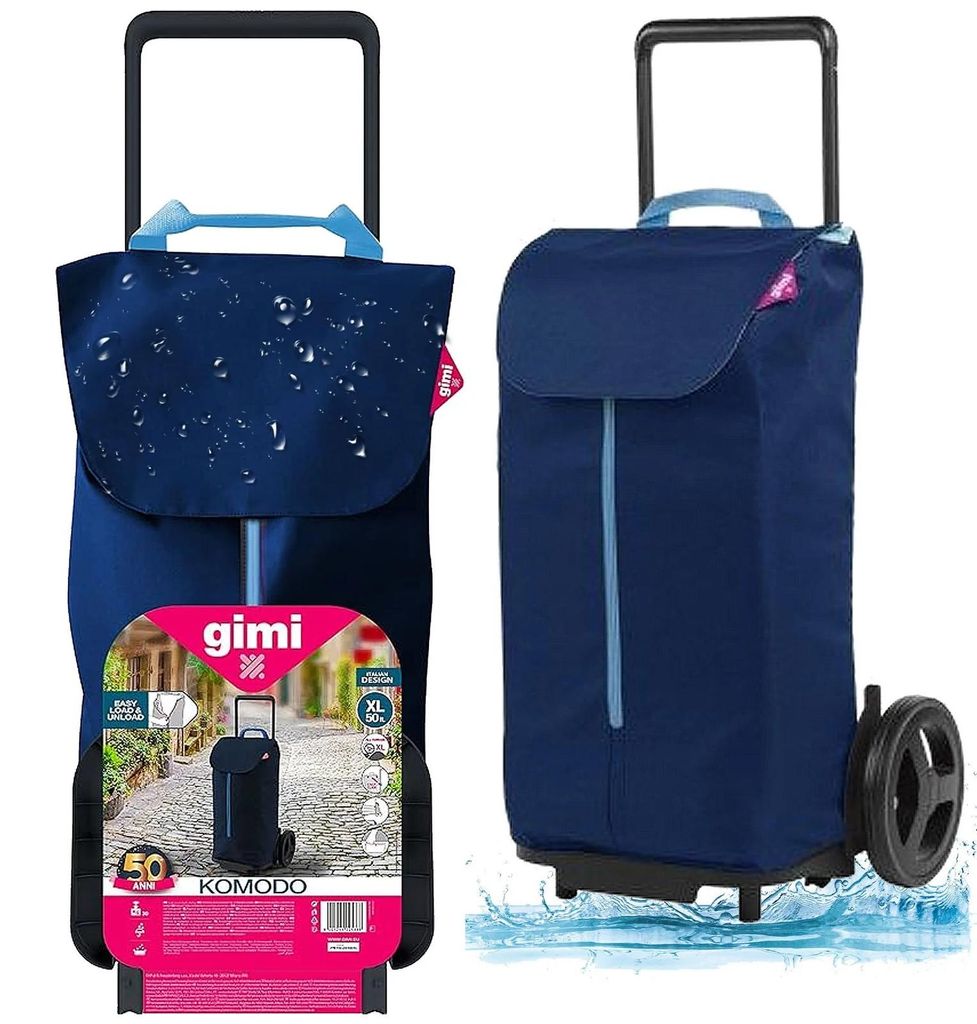 Wasmand Gimi Komodo, blauw, 50 liter Productafbeelding 