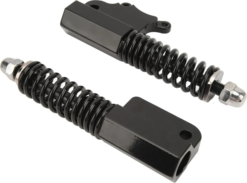 Amortisseur de suspension hydraulique avant renforcé avec ressort noir