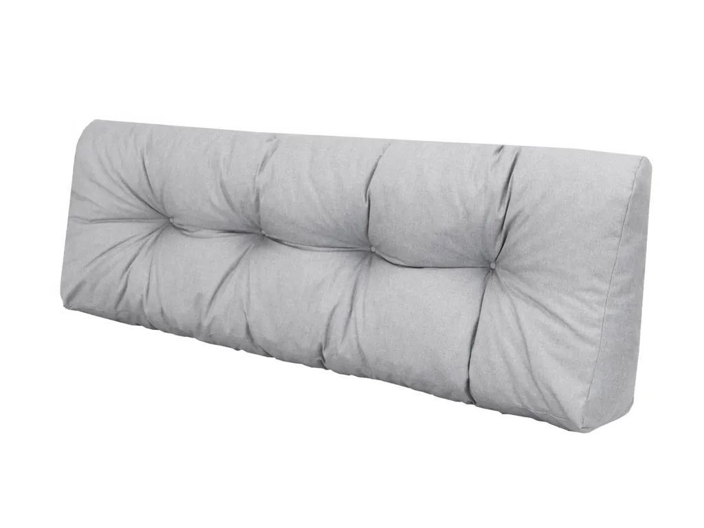 Coussin de palette beige à rayures 120x40 cm pour salon de jardin DIY