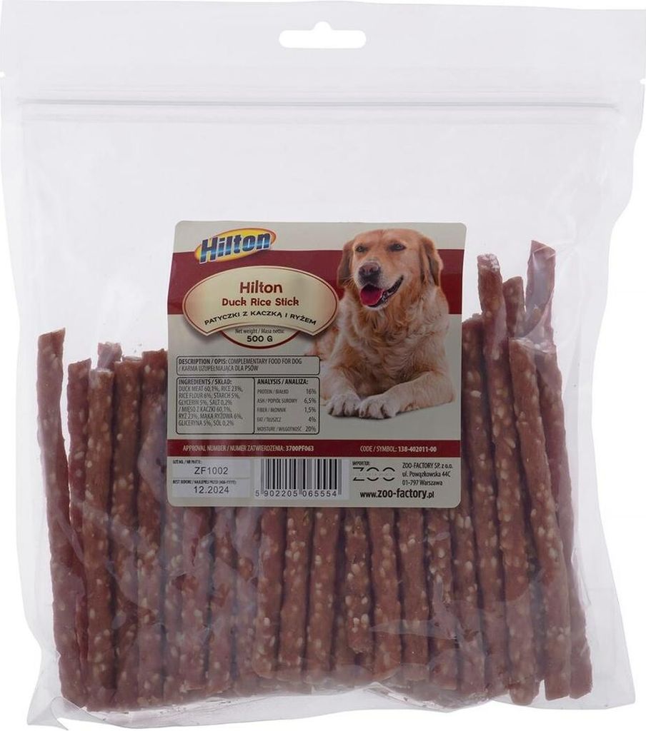 Bâtonnet de riz et de canard HILTON - friandise pour chien Image du produit 