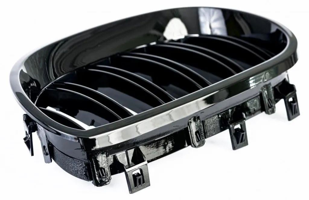 Paire de calandres sport noir brillant pour BMW E90 E91 version restylée - 2