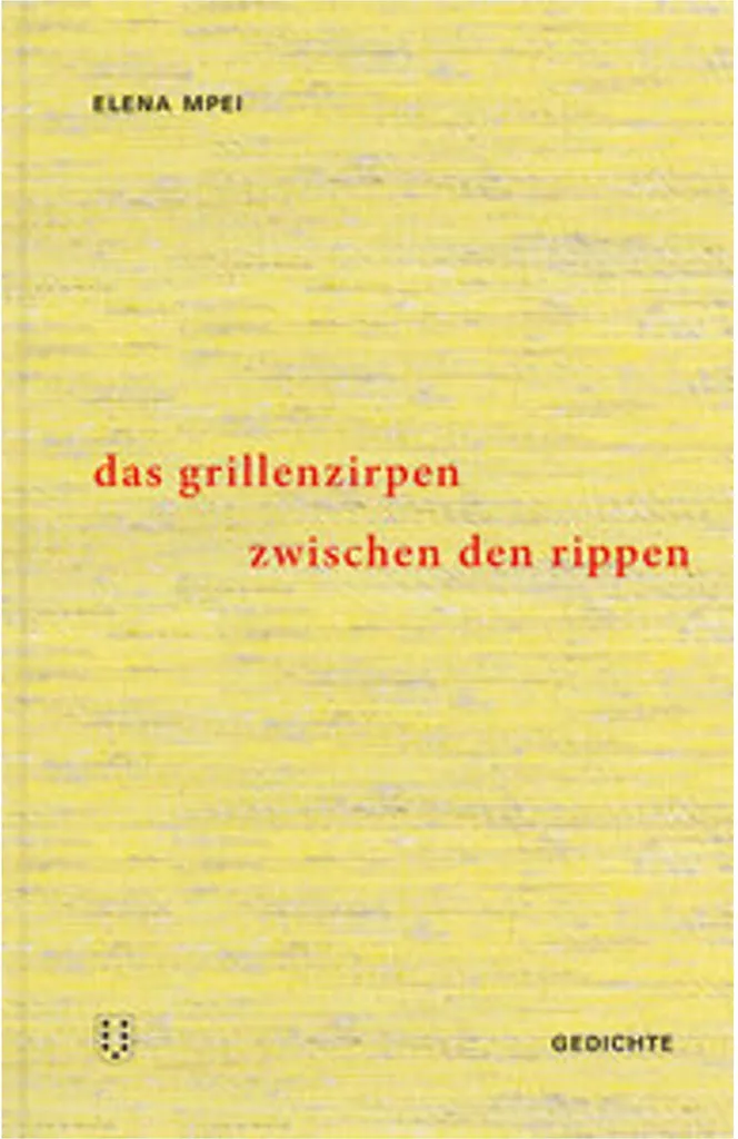 Livre Roman Das Grillenzirpen zwischen den Rippen Fiction Allemande Art
