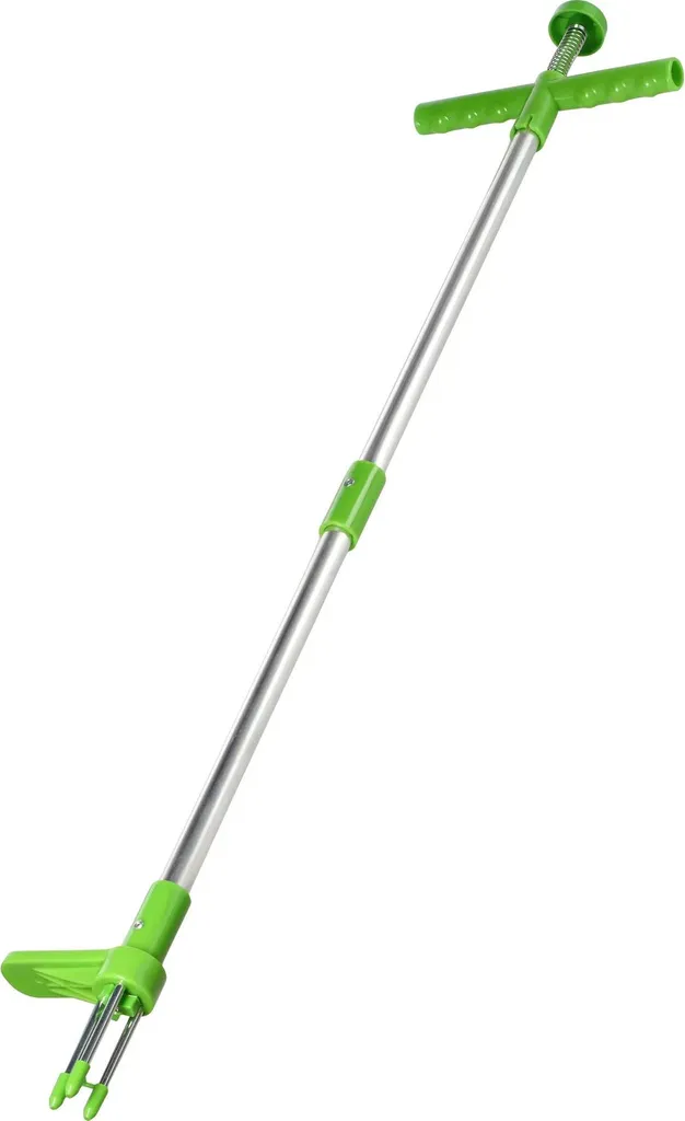 Outil à main désherbeur de jardin avec manche long 99 cm ergonomique