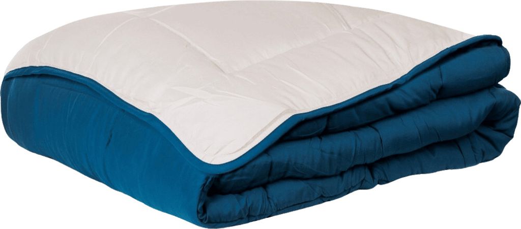 Sommerdecke aus zweifarbiger Mikrofaser