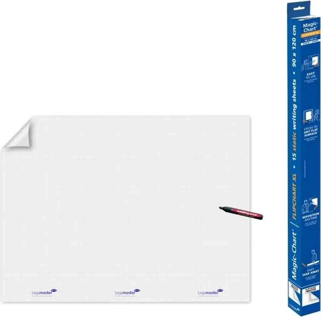 Film pour Paperboard Magic-Chart XL 90x120cm Idéal pour Réunion et Cours