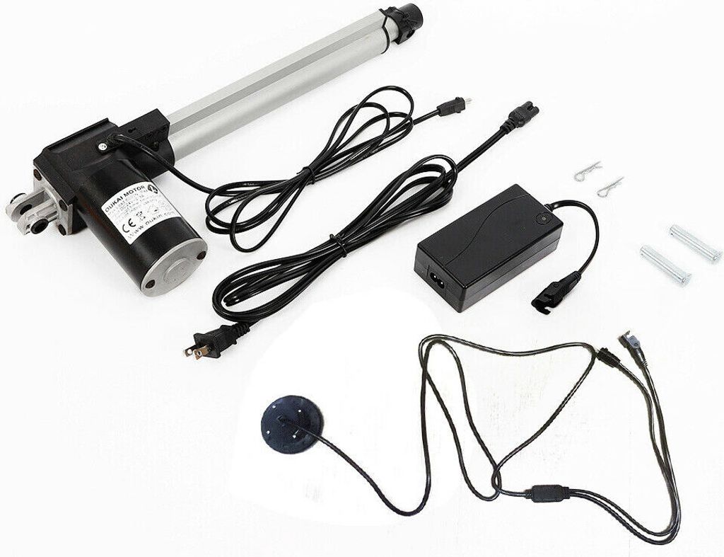 Elektrische Lineaire Actuator 11,8 Inch 24V 1000N – Aluminium Voor Massagestoel