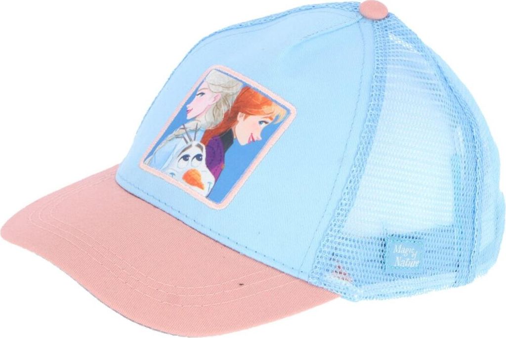 Disney Frozen Cap Kinder Kappe mit Elsa & Anna Motiv Blau