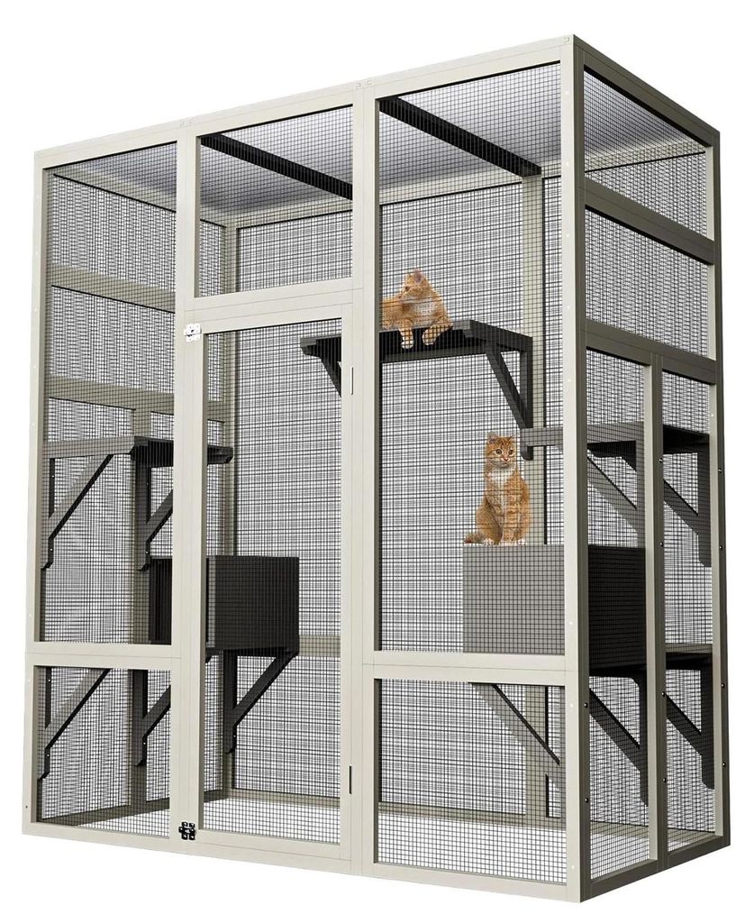 Catio výběh, vícepatrový design, robustní konstrukce, jak Obrázek produktu 