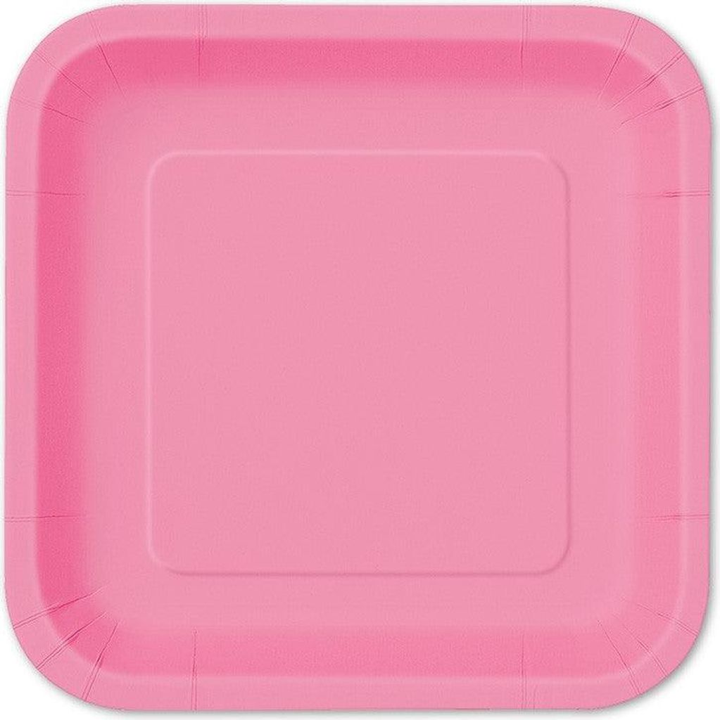 Pappteller, rosa, 23 cm, 14 Stück, Serie Vera Produktbild 