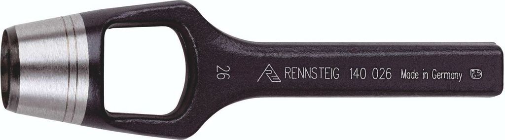 Rennsteig Henkellocheisen Ø 26 mm Locheisen Lochstanzer Stanzer 1400260