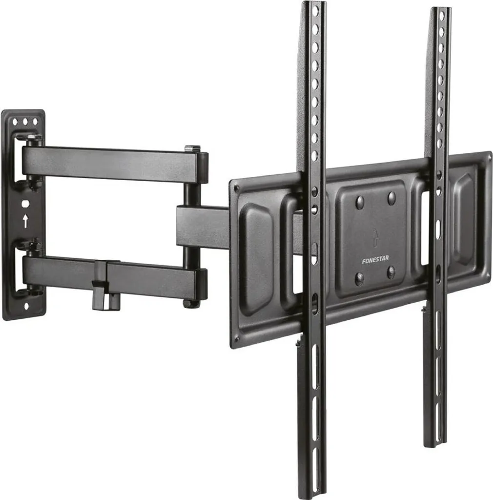 Support TV Mural Anti-Reflets Inclinable pour Grand Écran 32-65 Pouces