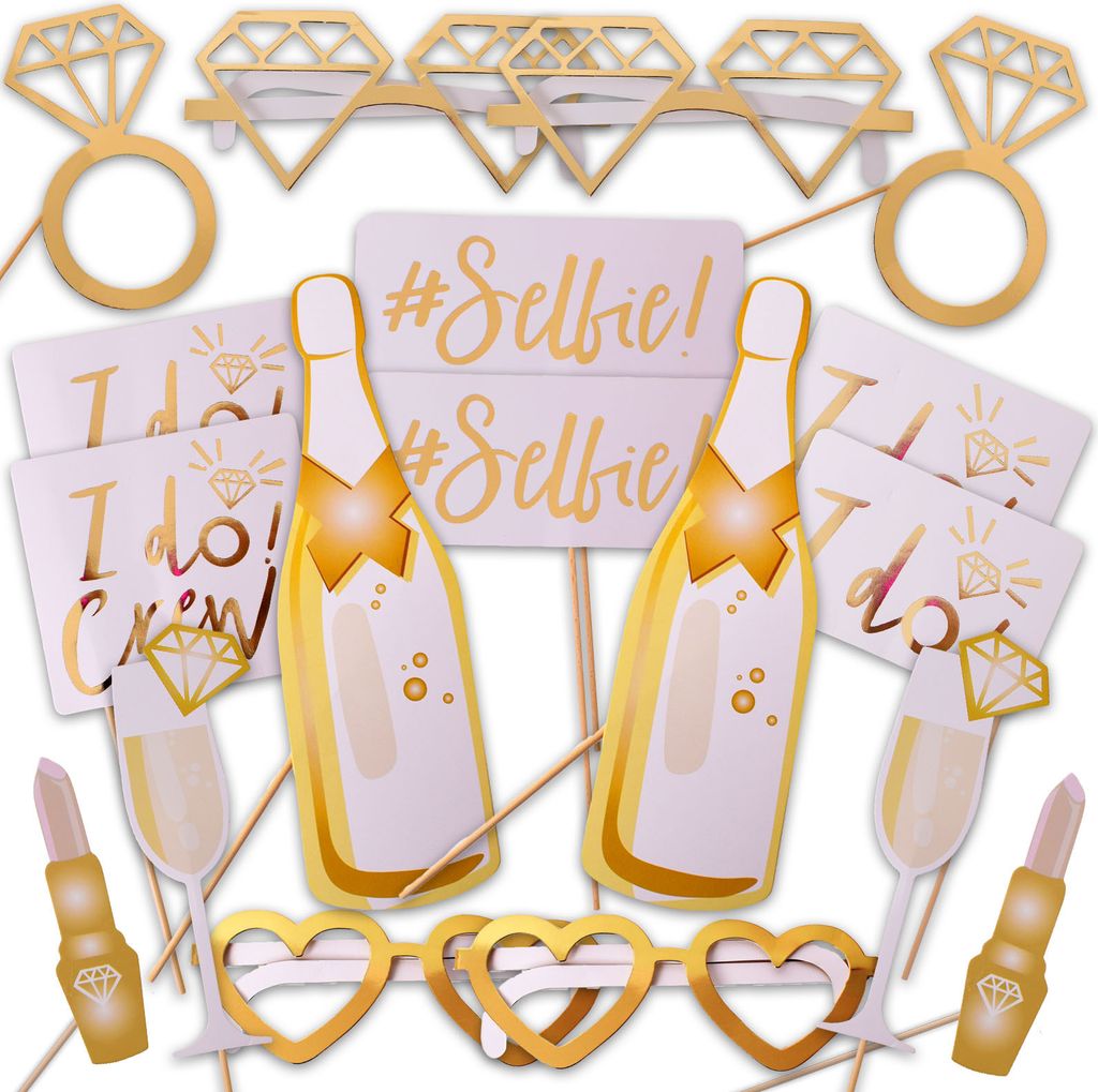 Fotobox Zubehör Foto Accessoires Hochzeit Geburtstag Produktbild 