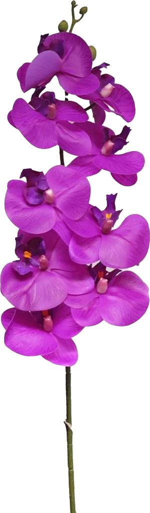 Kunstliche Blume Orchidee Bora - rosa - 108 cm - loser Stiel - Seidenblume - Phalaenopsis