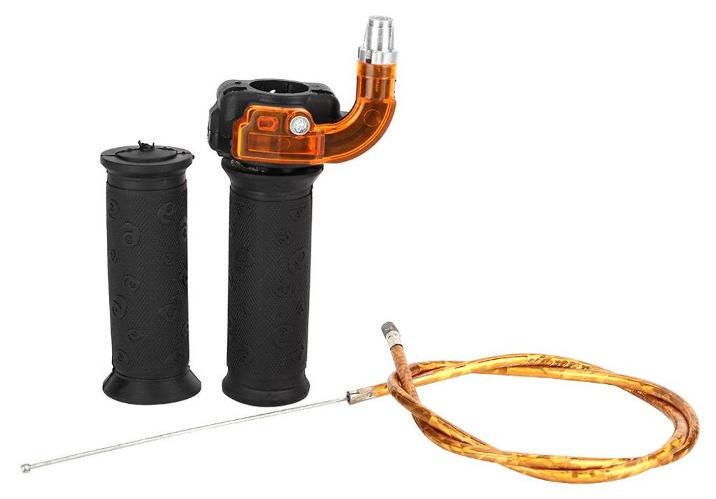 0,9 Zoll (22,9 mm) Drehgasgriff-Set mit 3-stufiger Drosselklappensteuerung, passend für 47ccm und 49ccm Mini-Motobikes und Dirtbikes