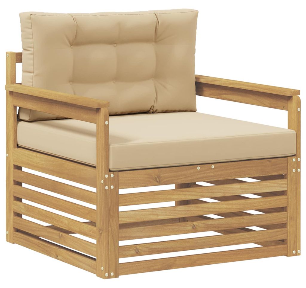 “2026 Modern“ Weiß Outdoor-Sofa Polyester Weiß - Designermöbel 33677 - Gartensofas