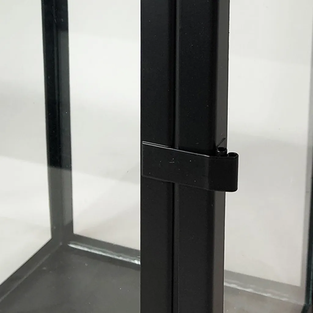Set de 3 lanternes en métal noir : décorez vos grands espaces vides