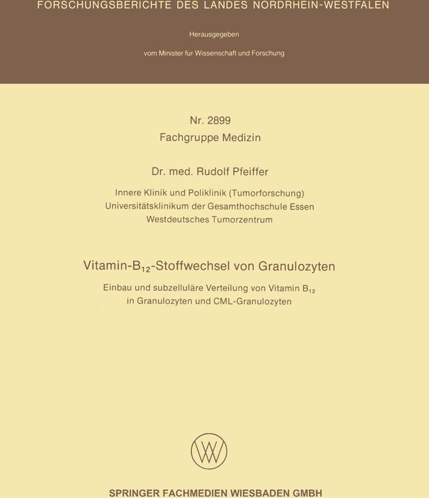 Vitamin-B12-Stoffwechsel von Granulozyten