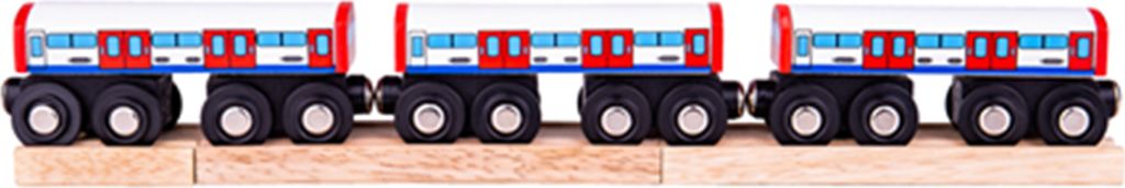 Wagony metra Bigjigs Rail Zdjęcie produktu 