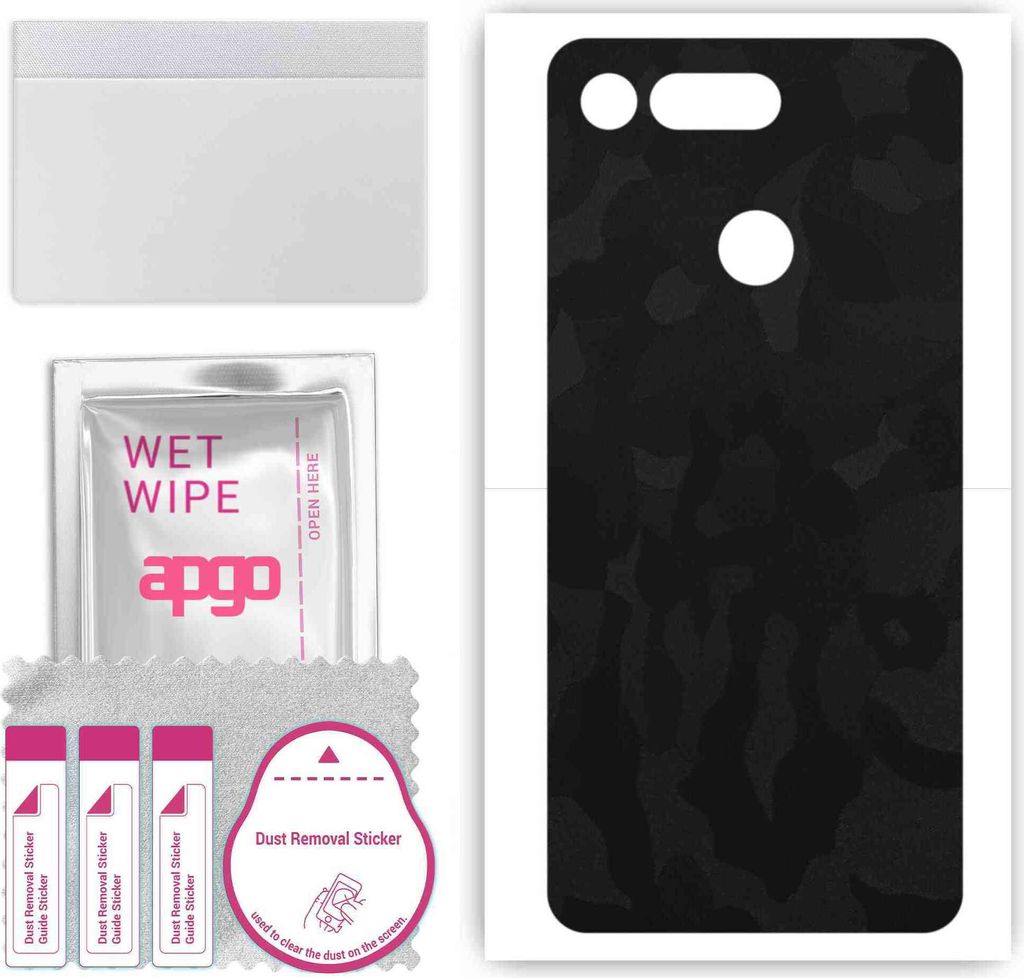 apgo Rückseite Schutzfolie, Skin, kompatibel mit Honor View 20 Honor V20, Hinten Displayschutzfolie aus Vinylfolie, kratzfest, einfache Montage - ...