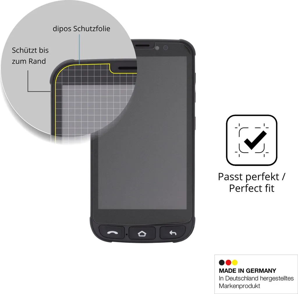 dipos I 2X Pellicola Protettiva Compatibile con Medion | WhichOne
