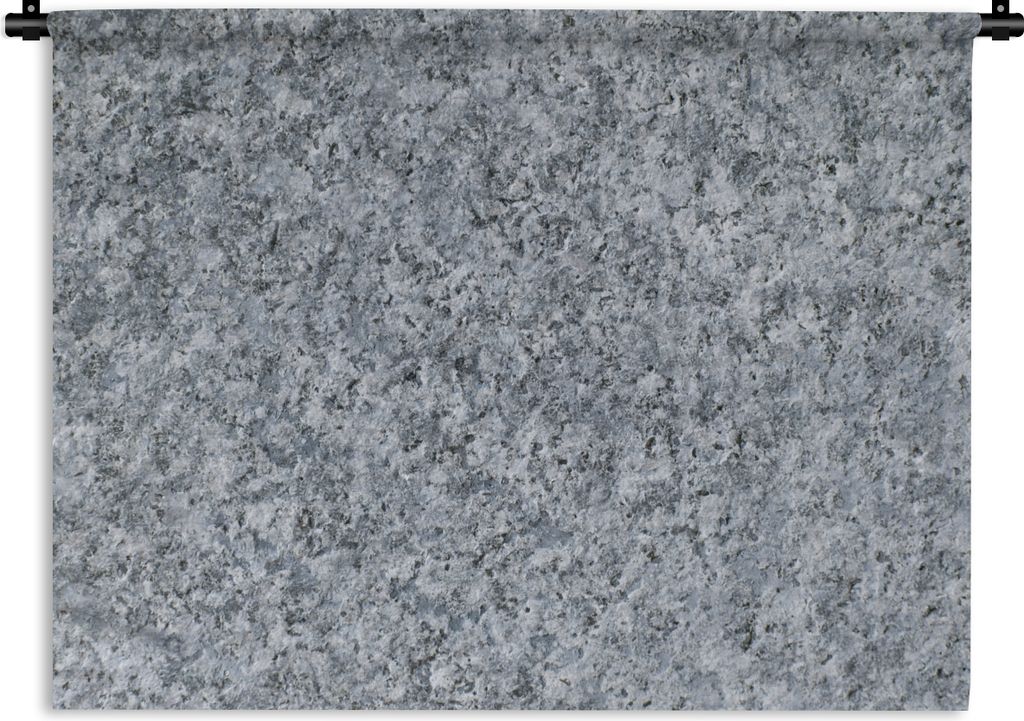 MuchoWow Wandteppich Wandbehang Granit - Stein - Muster - Design - Grau 90x67.5 cm Tapisserie Dekoration Wandtuch - Fototeppich - Wand-Skulpturen