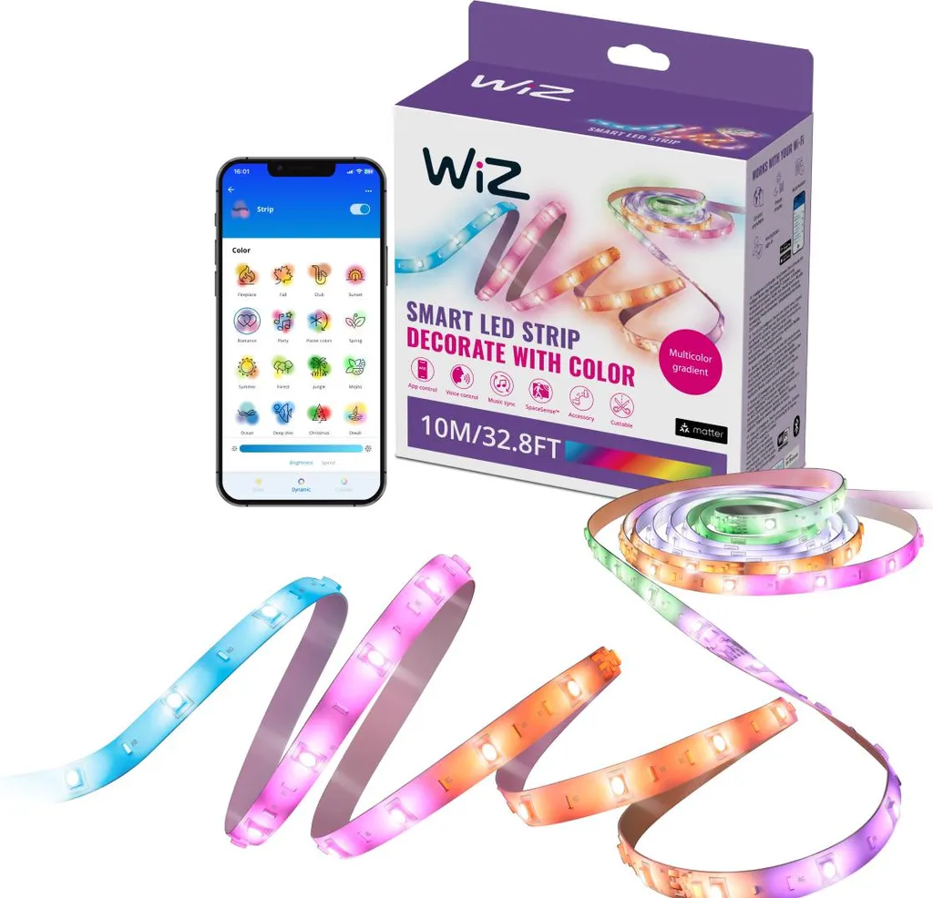 Acquista WiZ Smart WiFi RGBIC LED strip - Striscia LED Intelligente RGBIC