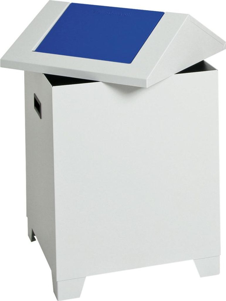 Putzwollkasten ca.73 l 655x410x405 mm grau/blau Produktbild 