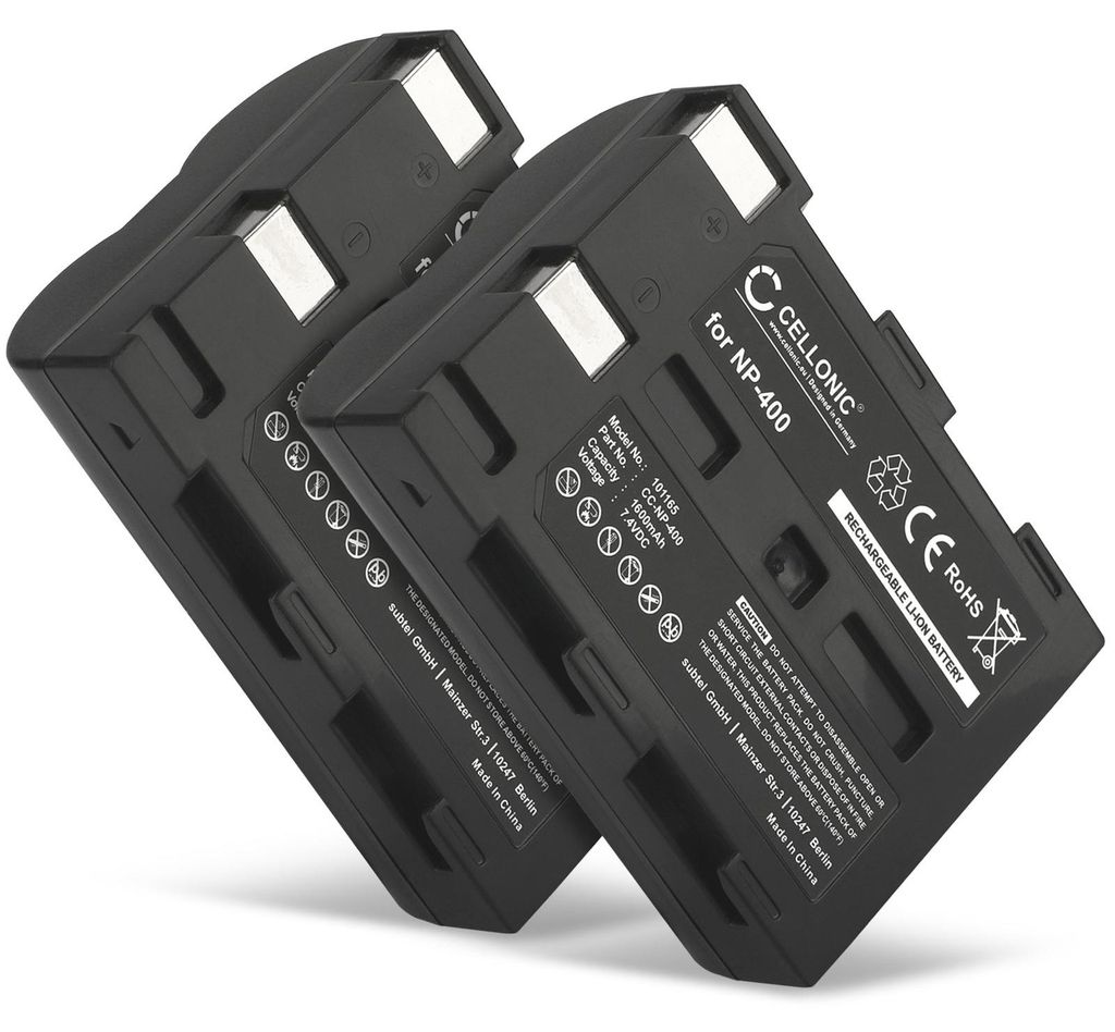 CELLONIC 2x Batterie compatible avec Konica Minolta DiMAGE Image du produit 