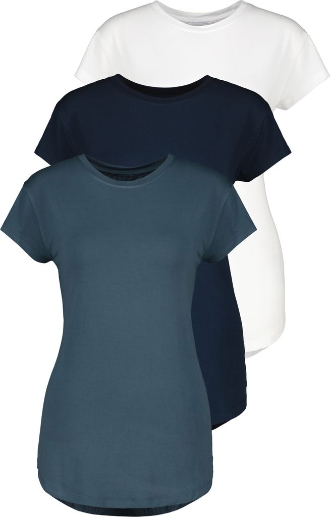 alife and kickin 3 Pack - AriAK Shirt Damen Kurzarmshirt, T-Shirt