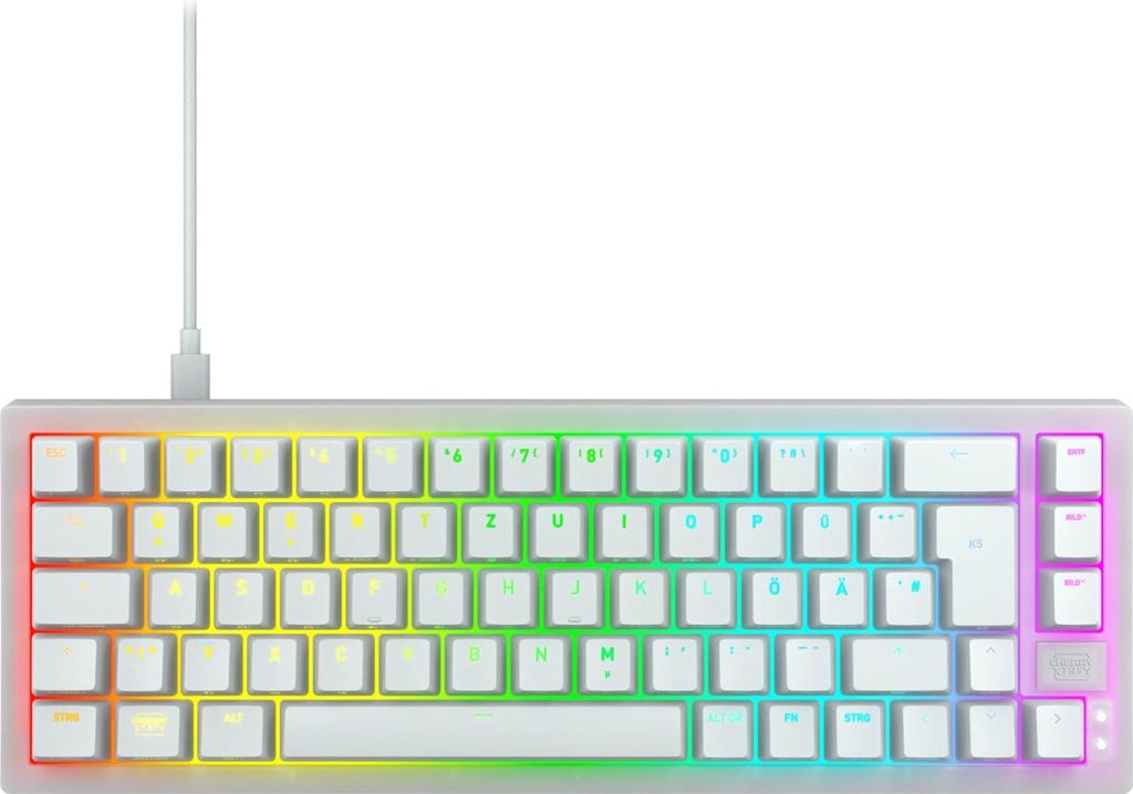 CHERRY XTRFY TAS K5V2 Corded DE-Layout weiß MX Red Produktbild 1