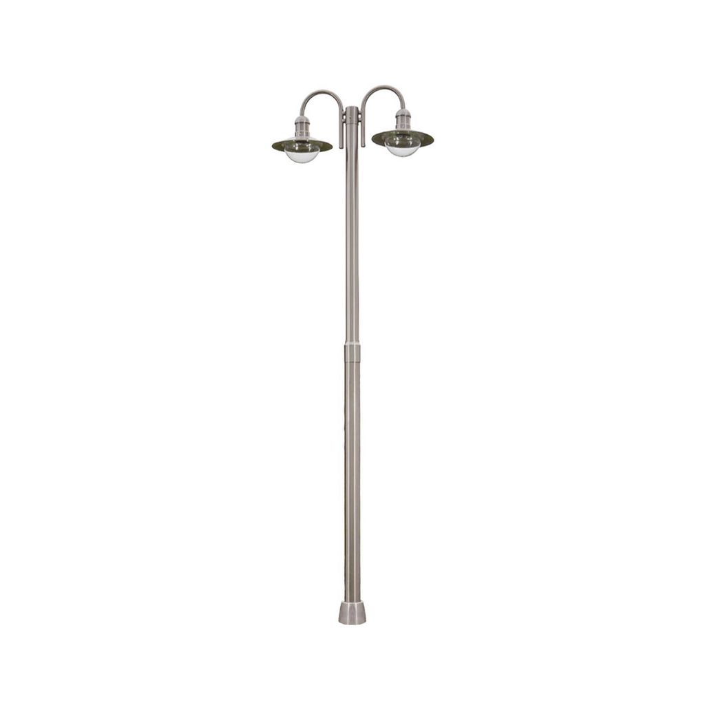 Lindby Außenleuchte Damion, 200 cm, 2-flammig, E27, IP44