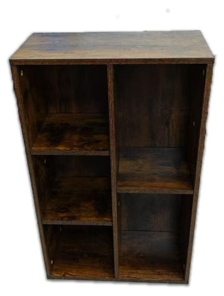 Hoppa! | Bücherregal | Würfelregal | Kinderregal | freistehendes Regal | 5 Fächer | 50 x 24 x 80 cm | Weiß