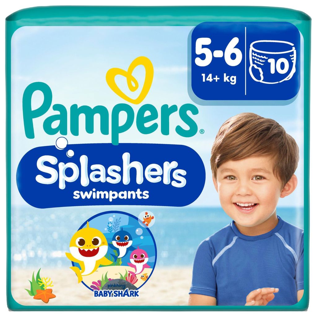 Pampers Schwimmwindeln Splashers Größe 5 - 6, Tragepack Produktbild 