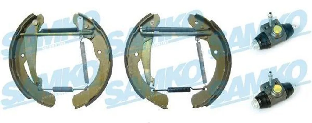 Mâchoires de frein SAMKO KEG516 Haute Résistance 230mm pour Caddy II