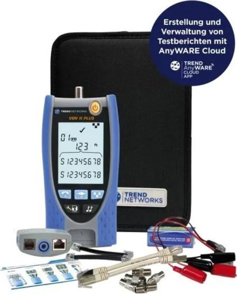 Testeur de communication BT VDV II Plus pour réseaux voix data et vidéo