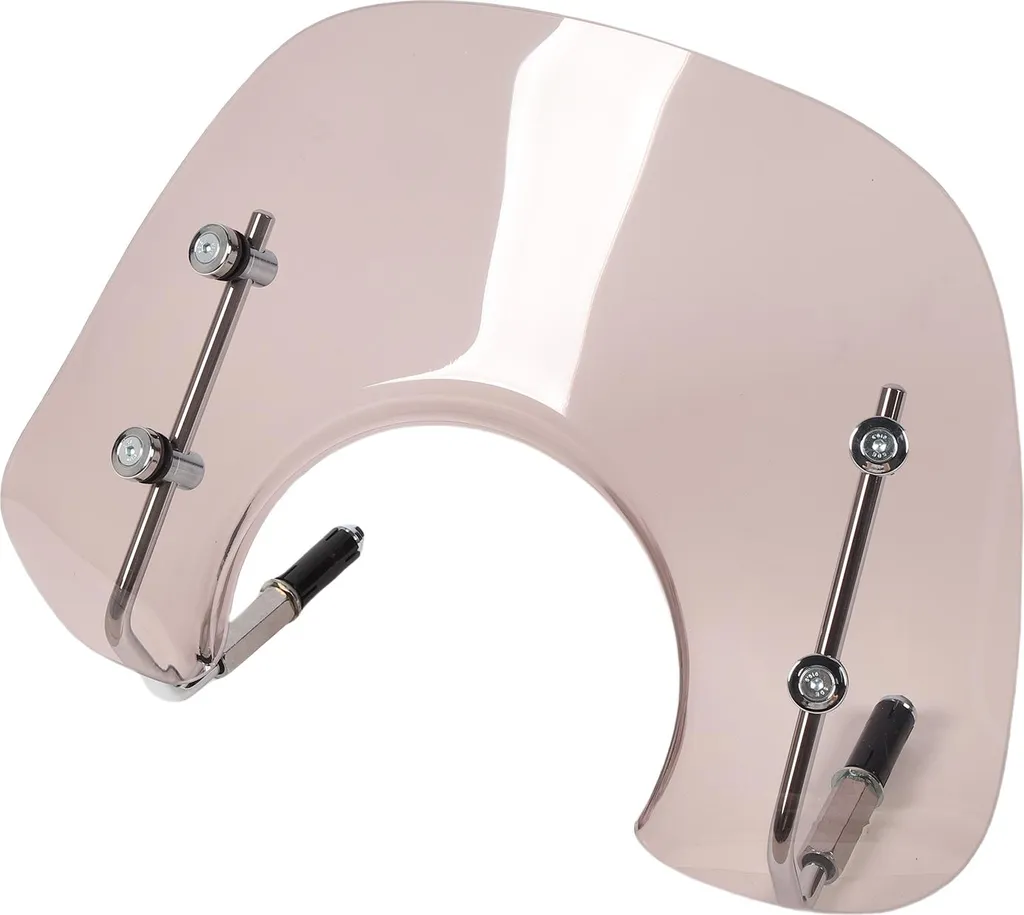 Pare-brise Moto Marron pour Vespa LX 50 125 150 en Acier au Carbone