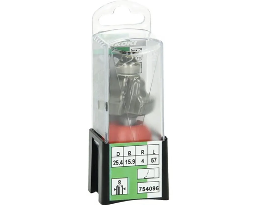 Fraise à corniche HiKOKI 25,4 x 57 mm HM - Fraise profilée de précision