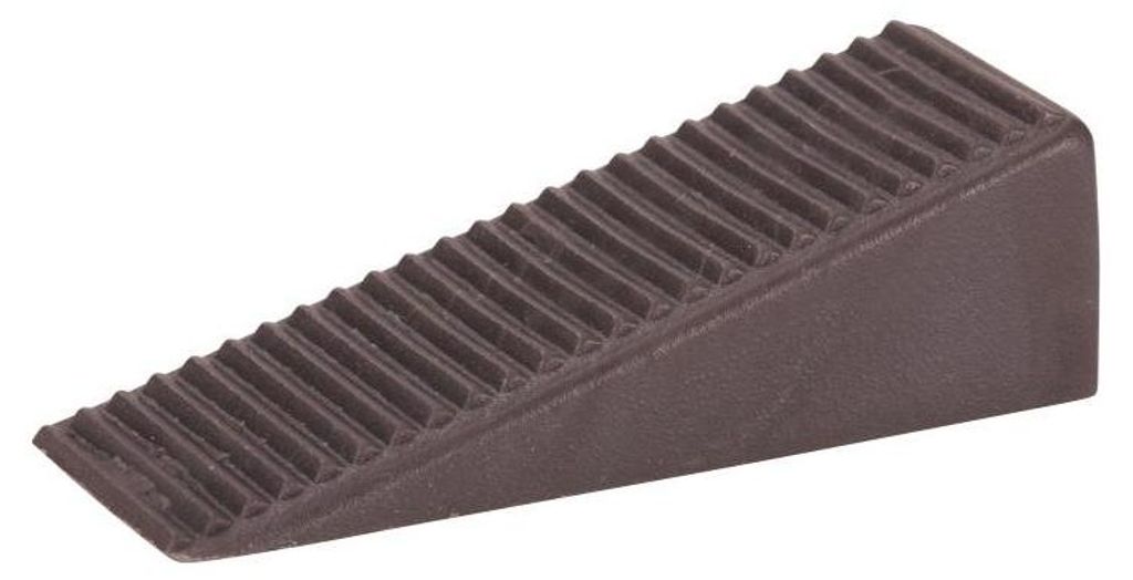 Walteco Klín dveřní 155 x 50 x 19 mm plast hnědý Immagine del prodotto 