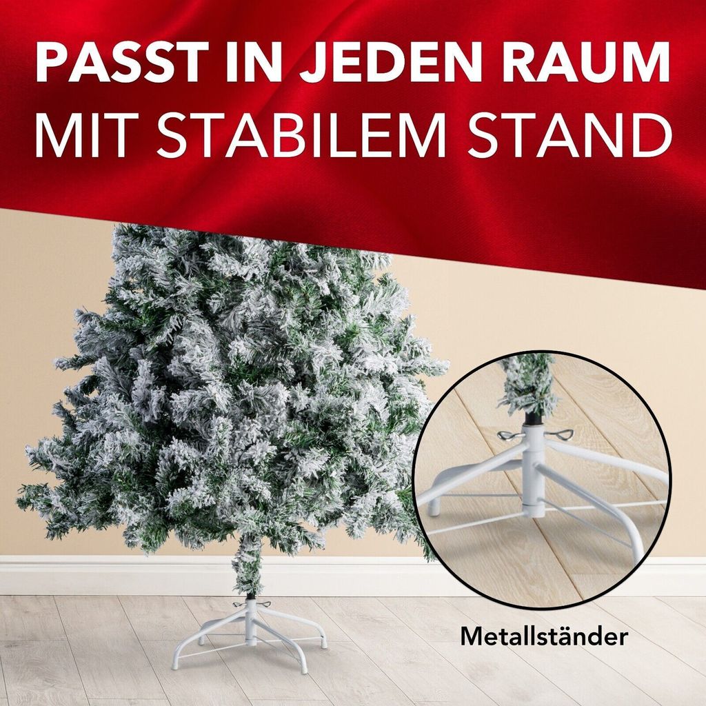 Künstlicher Weihnachtsbaum Tannenbaum 120-240 cm Christbaum Produktbild 3