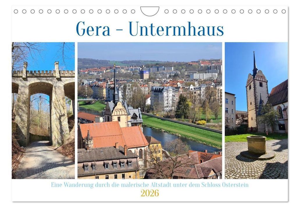 Gera - Untermhaus (Wandkalender 2026 DIN A4 quer), CALVENDO Monatskalender