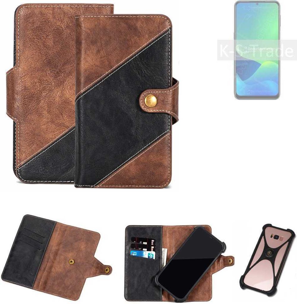 K-S-Trade Handyhülle Schutzhülle Bookstyle Case kompatibel mit Ulefone Note 13P Klapphülle Cover Hülle Schutztasche 1x