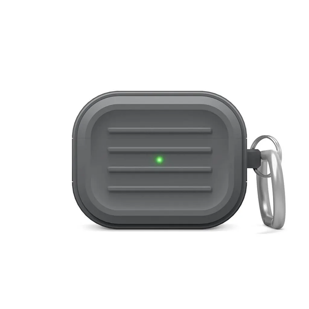 Elago Armor Case AirPods 3 Dark Grey - Custodia Rugged con Gancio - 3
