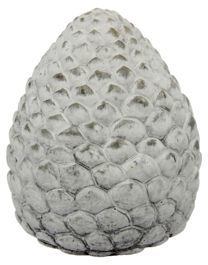 Dekoobjekt Zapfen dekorativer Pinienzapfen in grau, 16cm