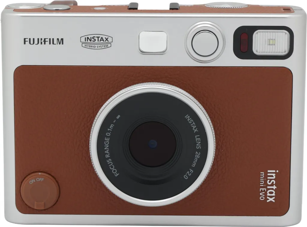 Instax Mini Evo Marron - Appareil Idéal pour Mariages et Événements