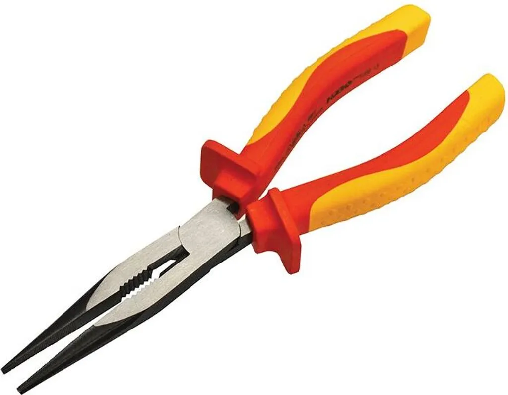 Faithfull 210mm Pinze Isolate VDE Becchi Mezzi Tondi Professionali