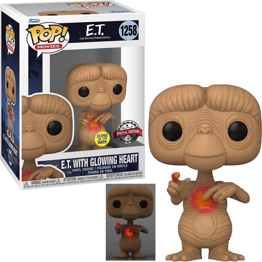 Funko POP E.T. 1258 E.T. with Glowing Heart  Special Zdjęcie produktu 