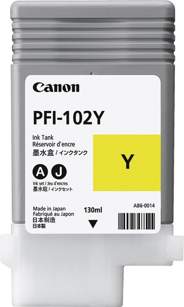 Canon LUCIA PFI-102 Y - Tintenbehälter - 1 x pigmentiertes Immagine del prodotto 